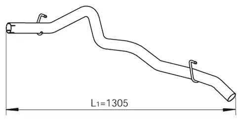 изпускателна тръба DINEX 29629