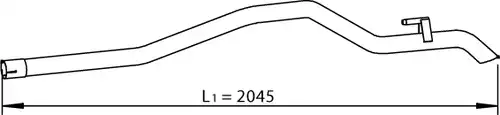 изпускателна тръба DINEX 53699