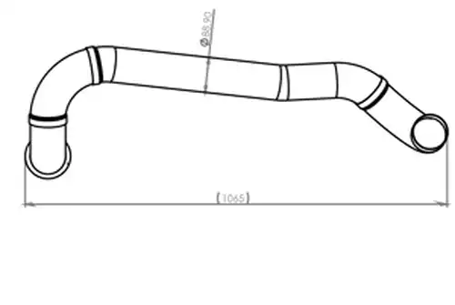 изпускателна тръба DINEX 56178