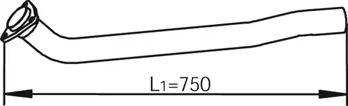 изпускателна тръба DINEX 62117