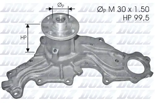 водна помпа DOLZ F120