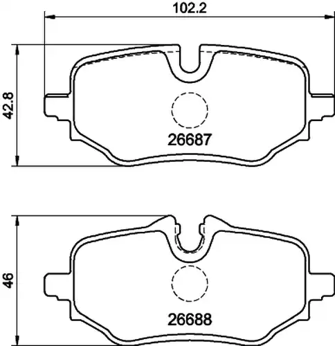 накладки DON PCP2241