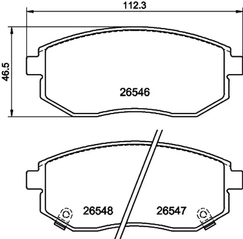 накладки DON PCP2270