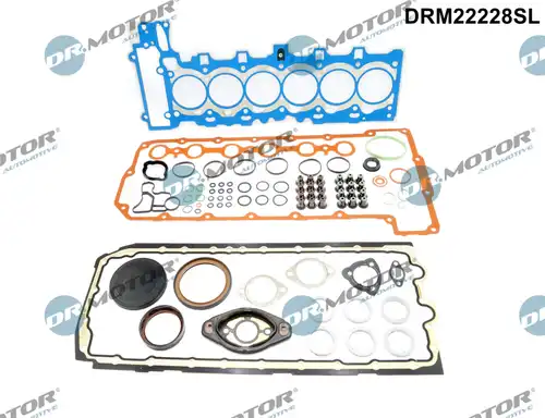 пълен комплект гарнитури, двигател Dr.Motor Automotive DRM22228SL