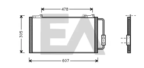 кондензатор, климатизация EACLIMA 30C05007