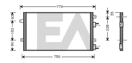 кондензатор, климатизация EACLIMA 30C12011