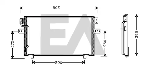 кондензатор, климатизация EACLIMA 30C18003