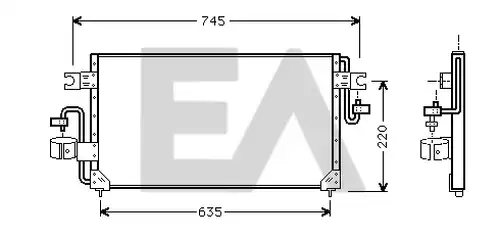 кондензатор, климатизация EACLIMA 30C18005
