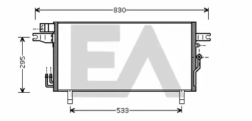 кондензатор, климатизация EACLIMA 30C18031