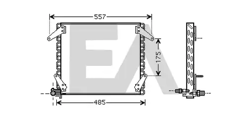 кондензатор, климатизация EACLIMA 30C18034