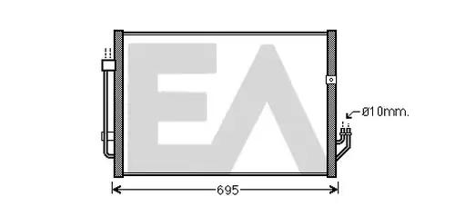 кондензатор, климатизация EACLIMA 30C18041