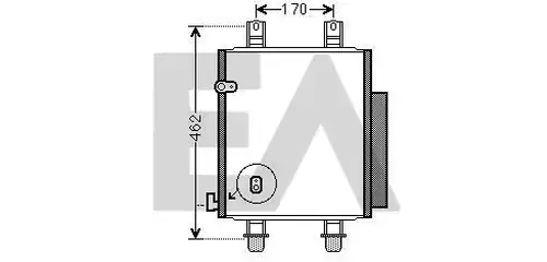 кондензатор, климатизация EACLIMA 30C19007
