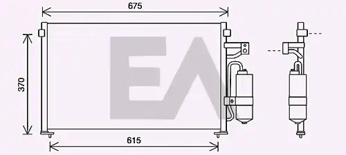кондензатор, климатизация EACLIMA 30C20015