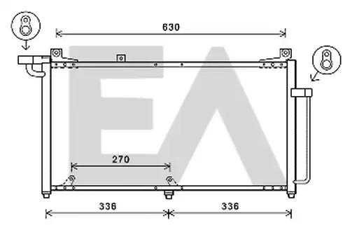 кондензатор, климатизация EACLIMA 30C20029