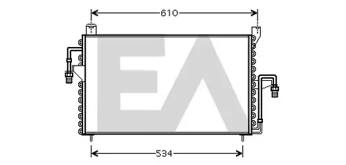 кондензатор, климатизация EACLIMA 30C22004