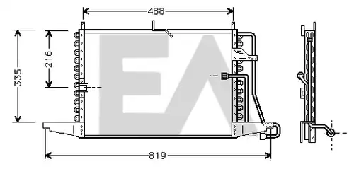кондензатор, климатизация EACLIMA 30C22013