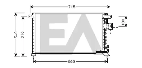 кондензатор, климатизация EACLIMA 30C26003
