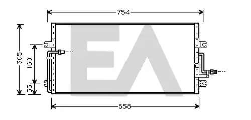 кондензатор, климатизация EACLIMA 30C26006