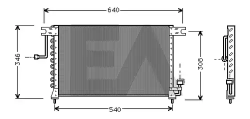 кондензатор, климатизация EACLIMA 30C28001