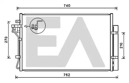 кондензатор, климатизация EACLIMA 30C28059