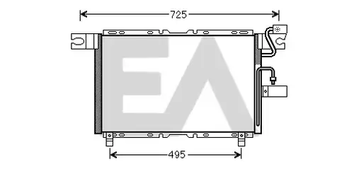 кондензатор, климатизация EACLIMA 30C29004