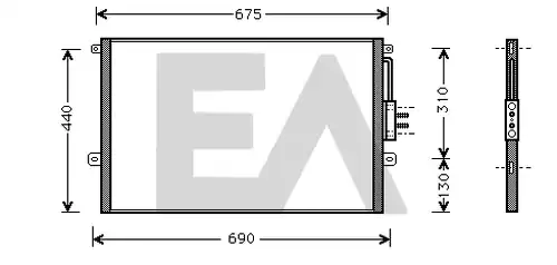 кондензатор, климатизация EACLIMA 30C33005