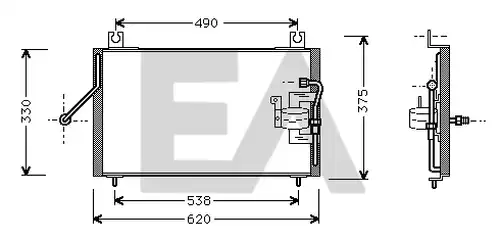 кондензатор, климатизация EACLIMA 30C36001