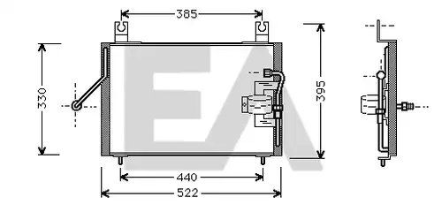 кондензатор, климатизация EACLIMA 30C36002