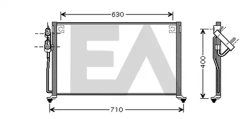 кондензатор, климатизация EACLIMA 30C36015