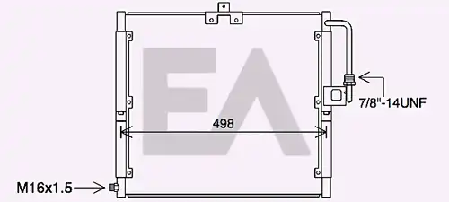 кондензатор, климатизация EACLIMA 30C50031