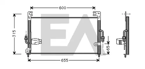 кондензатор, климатизация EACLIMA 30C51027