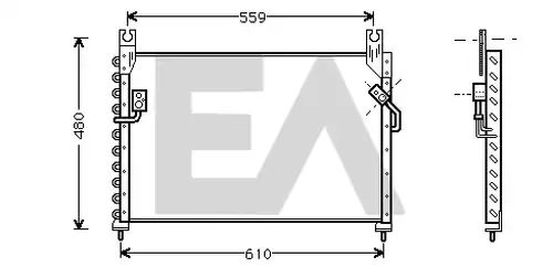 кондензатор, климатизация EACLIMA 30C52013