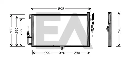 кондензатор, климатизация EACLIMA 30C54011