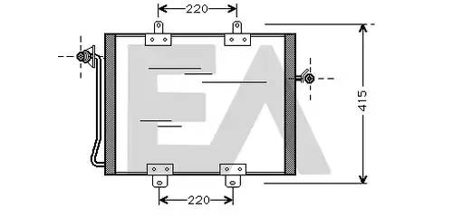 кондензатор, климатизация EACLIMA 30C60001