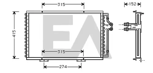 кондензатор, климатизация EACLIMA 30C60012