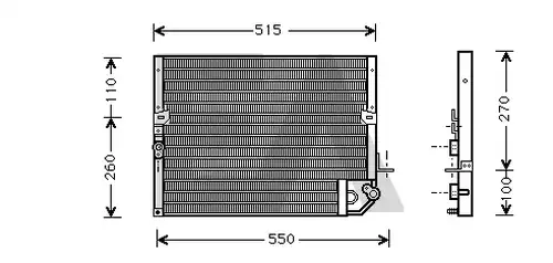 кондензатор, климатизация EACLIMA 30C71003