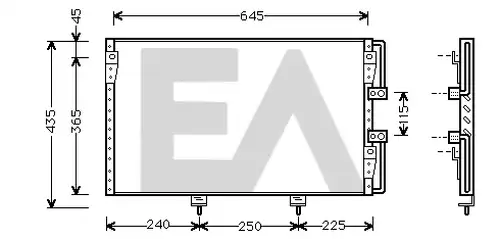 кондензатор, климатизация EACLIMA 30C71017