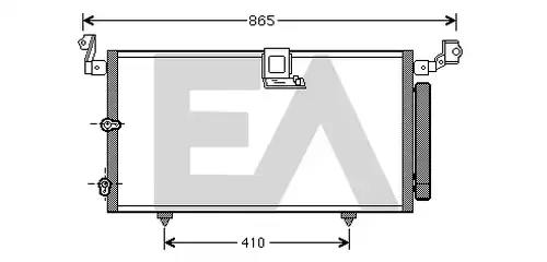 кондензатор, климатизация EACLIMA 30C71044