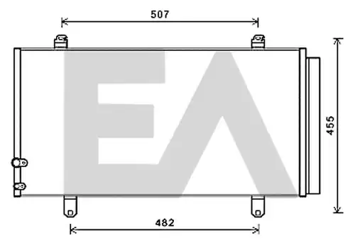 кондензатор, климатизация EACLIMA 30C71089