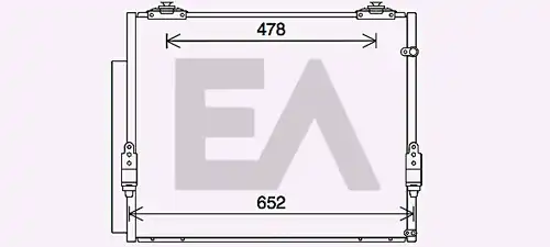 кондензатор, климатизация EACLIMA 30C71093