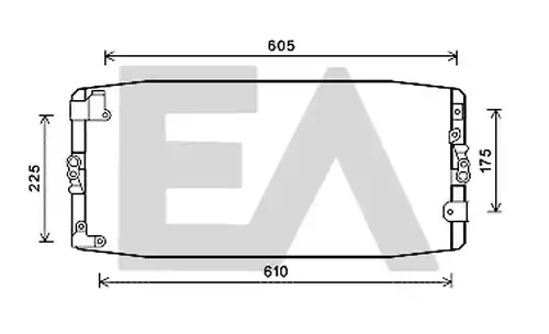 кондензатор, климатизация EACLIMA 30C71109