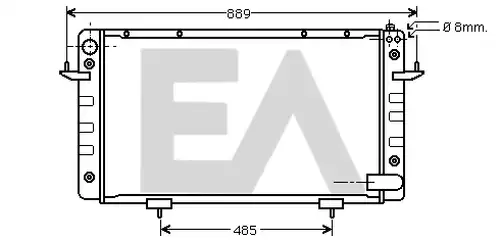 воден радиатор EACLIMA 31R05019