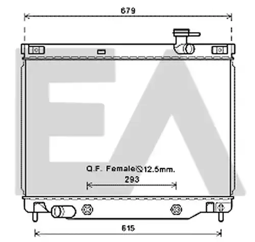 воден радиатор EACLIMA 31R14005