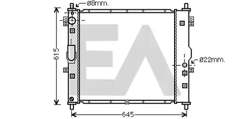 воден радиатор EACLIMA 31R20021