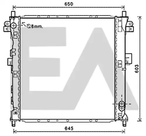 воден радиатор EACLIMA 31R20056