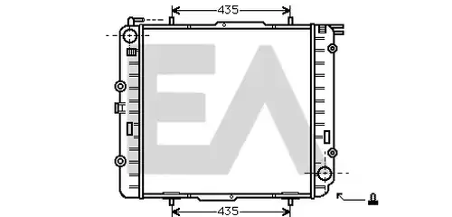 воден радиатор EACLIMA 31R50023