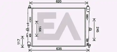 воден радиатор EACLIMA 31R52126