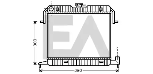 воден радиатор EACLIMA 31R54056