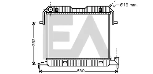 воден радиатор EACLIMA 31R54067