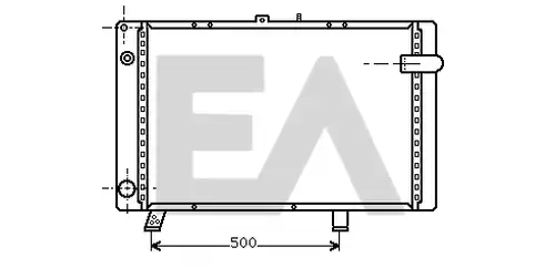 воден радиатор EACLIMA 31R55013